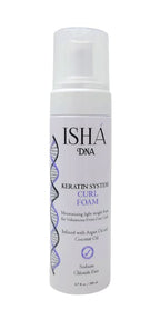 Keratin System Curl Mousse - Volumizing Curl Enhancer for Wavy or Frizz-Free Curls - Sulfate-Free with Argan and Coconut Oil