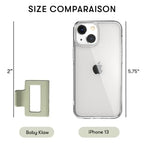 FRAMAR Medium Claw Clip – Hair Claw for Women, Small Claw Clips for Thin Hair, Green Hair Clip 4 Pack