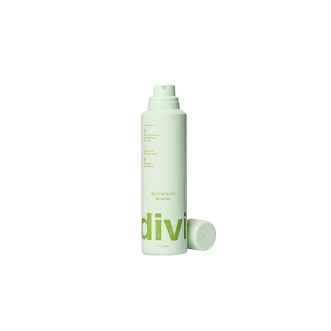Divi Dry Shampoo Spray for Men & Women - Formulated to Absorb Oil, Balance the Scalp and Extend Time Between Washes - Free of Benzene, Butane, Propane and Talc