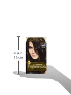 L'Oreal Paris Superior Preference Luminous Fade-Defying Permanent Hair Color, Hair Dye For Up to 9 Weeks of Radiance, Cool Darkest Brown 3C, 1 Hair Dye Kit