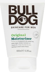 BULLDOG Mens Skincare and Grooming Face Moisturizer Original, 3.3 Fluid Ounce