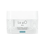 "La pO Paris Cacao Enriched All-In-One Eye Contour - Ultimate Dark Circle and Puffiness Defense with Firming Power."