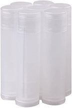 100Pcs 5ML Transparent Clear Empty Lip Balm