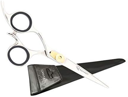 Ruvanti Left Handed Hair Cutting Scissors 6.5” - Professional Shears, Sharp Hairdressing/Haircutting Scissors for Men/Women