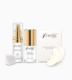Xtreme Lashes Extend Your Beauty Rituals - Eye Treatments Kit - Lash Extension Safe, includes Serum, Under Eye Gel Patches, Cleanser, and Cosmetic Sponges