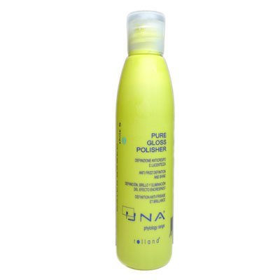 UNA Pure Gloss Polisher - Anti-Frizz Polish Modelling Agent for Shine and Brightness, Controls and Softens Hair, Ideal for Defining Any Style - 150ml