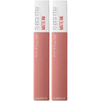 Maybelline New York Superstay Matte Ink Un-nude Liquid Lipstick, Poet, 0.34 Fluid Ounce (Pack of 2)