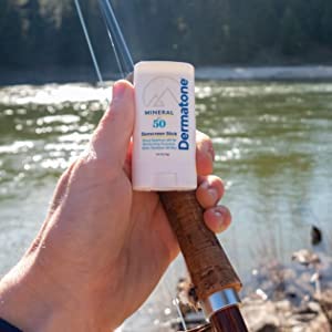 Dermatone Mineral Sunscreen Stick SPF 50 Zinc Oxide | Sunscreen Stick for Face and Body, Broad Spectrum UVA/UVB, Reef Safe, Moisturizing, Water Resistant (80 min), Fragrance Free, 0.5 oz