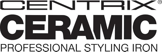 Cricket Centrix Styling Ceramic Ionic Flat Iron Hair Straightener 1” and Curler with Rounded Edges, Even Heat Distribution, Quick Heat-Up to 400°F - Professional Hair Straighteners for Women & Men