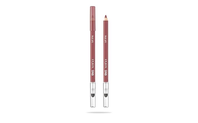 PUPA Milano Pupa True Lips Lip Liner (046 Vintage Rose) Colour-Intensive and Ultra Pigmented
