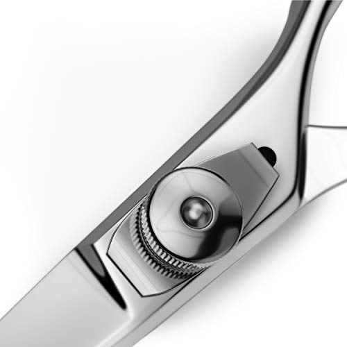 Suvorna Hair Scissors Professional - Barber Shears for Hair Cutting - Extremely Sharp Razor Edge Hair Cutting Scissors to Cut Hair - 6.5" Japanese Stainless Steel Hair Shears for Women and Men