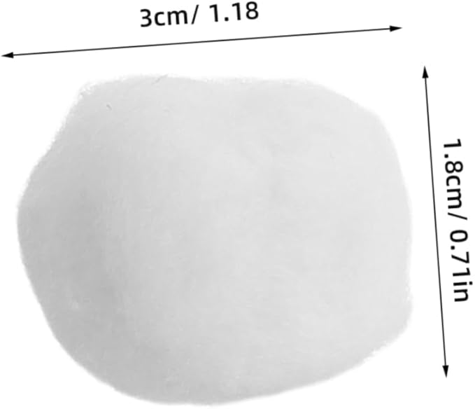 2pack Cotton Balls for Makeup Removal Nail Polish Soft Cotton Swabs Washable Face Pads Household Applicators Multi-Purpose Balls