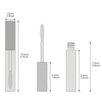 4 Pack Empty Mascara Tube with Eyelash Wand, ForSewian10ml Premium Eyelash Cream Container Bottle with Mini Funnels and Leak Stoppers (black)