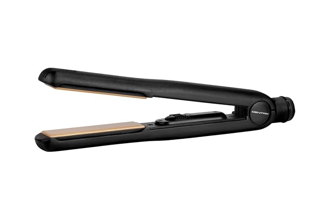 Cricket Centrix Styling Ceramic Ionic Flat Iron Hair Straightener 1” and Curler with Rounded Edges, Even Heat Distribution, Quick Heat-Up to 400°F - Professional Hair Straighteners for Women & Men