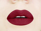 Aromi Maroon Burgundy Liquid Lipstick | Long-Lasting, Dark Red Lip Color for Women, Vegan, Bordeaux Wine Shade, Waterproof (Red Dahlia)