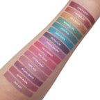 Aromi Light Pink Metallic Liquid Lipstick | Rosy Lip Color with Shimmery Finish, Vegan, Cruelty-free, Long-lasting, Waterproof, Handmade (Pink Sugar)