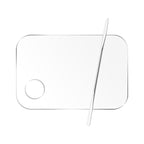 2 Pcs Acrylic Makeup Palette Makeup Mixing Tray