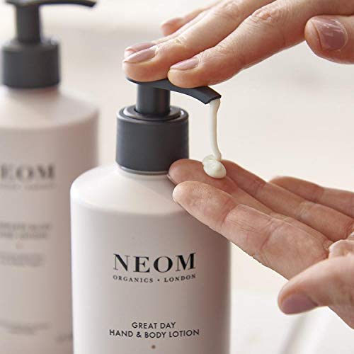 Neom – Great Day Hand & Body Lotion, 300ml | Wild Mint & Mandarin | Nourish and Soften, Zesty Fragrance