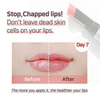 Lux Triple Lip CURE Glossy Balm (0.17oz) (RABBIT ROSE (Berry Pink)) 4 million units sold in Korea, Natural Tinted Korean Lip Balm, Petroleum/Paraben Free, Lip Butter,lip balm hydrating