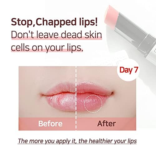 Lux Triple Lip CURE Glossy Balm (0.17oz) (HESTIA (peach milk tea)) 4 million units sold in Korea, Natural Tinted Korean Lip Balm, Petroleum/Paraben Free, Lip Butter,lip balm hydrating