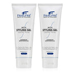 "FRAGFRE Hair Styling Gel, 8 fl oz, Extra Hold, Non Toxic & Flaky, Alcohol Free, Unscented, Color Safe, Provides Strong Firm Hold, No Residue, For Men and Women"