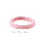 100 Pcs Hair Ties No Damage Elastic Hair Bands for Women Girls, Soft Ponytail Holders for Thick and Thin Hair, Bulk Pack Seamless Hair Accessories