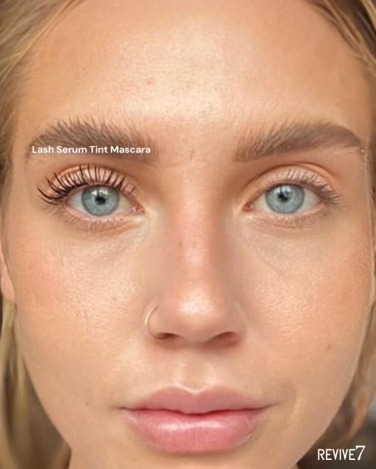 The Original Revive7 Lash Serum Tint Mascara - Lengthening, Tinted, Thickening Lash Serum Formula Eye Makeup Waterproof Mascara For Length & Volume Makes Lashes appear Longer and Thicker 6 ml (Black)