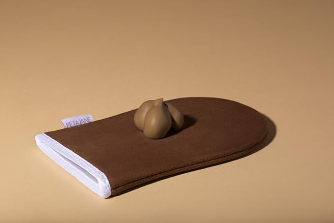 Peta Jane Bronzing Mitt and Medium Tanning Mousse - Made in the USA - Sunless Tanner for a Natural Glow