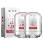 2PCS Bio Sun Stick SPF50 ， Refreshing Non Greasy，Unisex Beach Defense Water-Resistant Sunscreen Stick， Easy to Apply