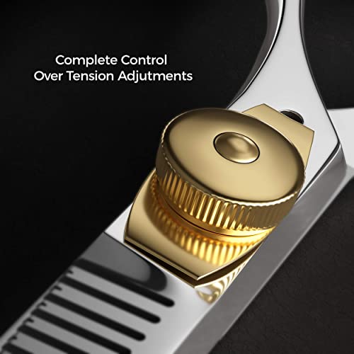 Suvorna 6.5” Thinning Shears for Hair Cutting, Trimming and Styling. Stainless Steel Texturizing Shears, blending shears and Layering Scissors for Cutting Hair for Women, Men and Adults