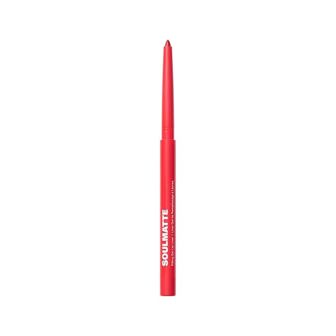 MORPHE Soulmatte Gel Lip Liner - Creamy Lip Pencil with a Matte Formula - Precision Contour Pencil with Sweet Almond & Tea Seed Oil for Long-Lasting Definition - First Kiss (0.007 oz)