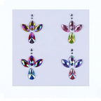 Facial Jewels Stickers, Makeup Accessories, Reusable Rhinestone Gems for Face Decoration, Stage Makeup, Party Glam (Face Gems(027))