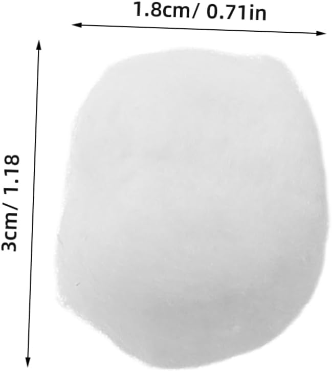 2pack Cotton Balls Cotton Makeup Pads for Face Nail Polish Versatile for Household Cleaning Convenient Design Per Pack