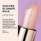 Winky Lux Unicorn Glimmer Balm & Rose Glimmer Balm Duo – Hydrating ph Lip Balm, Natural Pink Tint with pH Color Changing, Moisturize & Soften Lips While Leaving Sheer Pink Tint, with Vanilla Scent