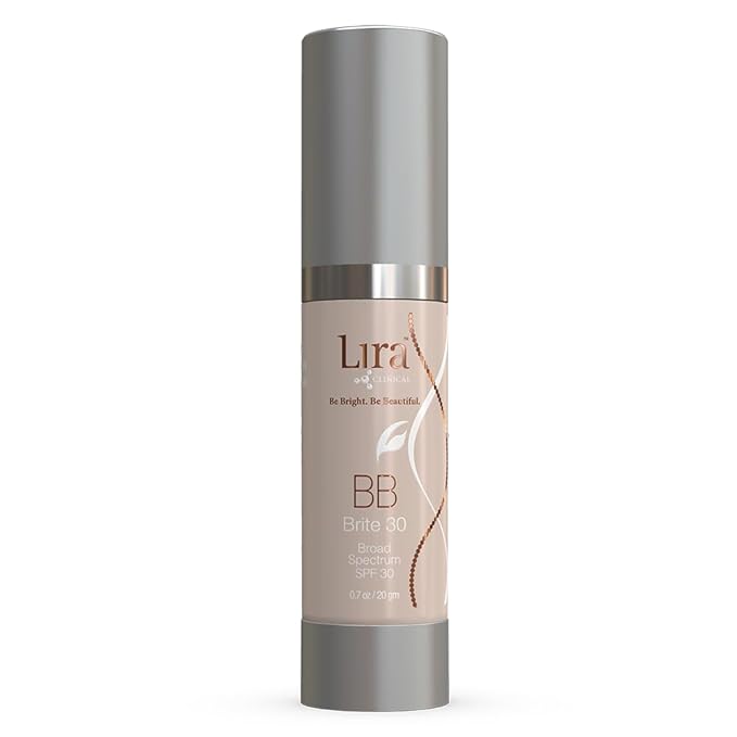 Lira Clinical BB - SPF 30 Tinted BB Cream with PSC & Vitamins - Full coverage - 0.7 fl oz. (BB Brite 30)