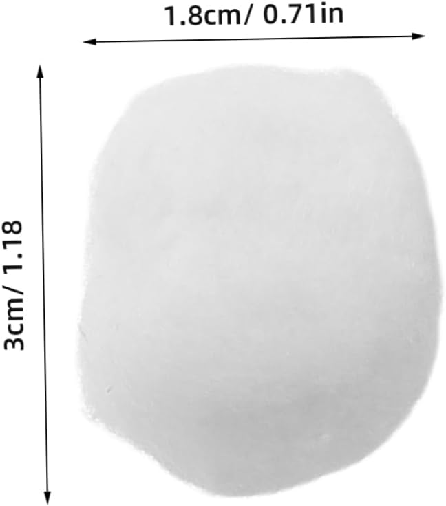 2pack Cotton Balls for Makeup Removal Nail Polish Soft Cotton Swabs Washable Face Pads Household Applicators Multi-Purpose Balls