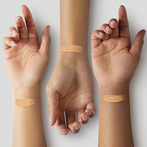 Glo Skin Beauty Luminous Liquid Mineral Foundation Makeup with SPF 18 (Porcelain) - Improves Uneven Skin Tone, Smooths & Corrects Imperfections, Sheer to Medium Coverage, Dewy Finish