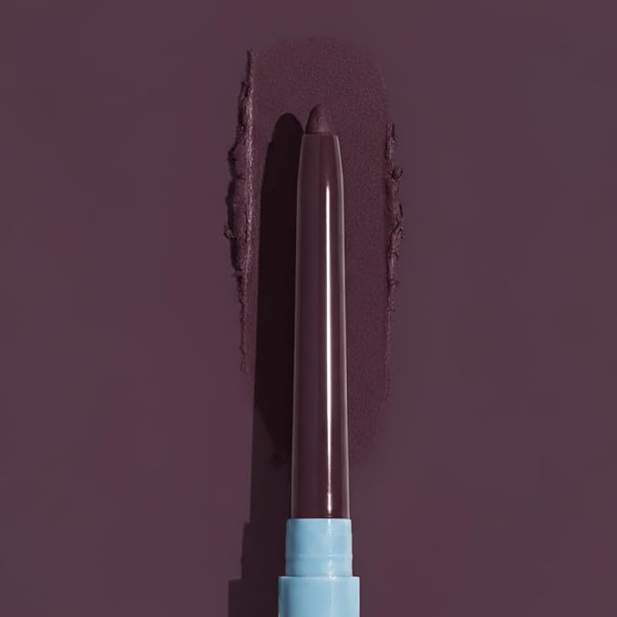 PRIME PROMETICS PrimeEyes Glide Eyeliner for Mature Women – Waterproof, Long-Stay and Mess-Proof – Gel Creme Texture, Discreet Sharpener and Effective Smudger (Mulberry)