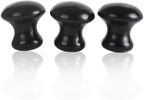 1 Pc Mushroom Jade Gua Sha Facial Tools, Jade Roller Guasha Massage Black Jade Stone Mushroom Shaped Face Lift Remove Wrinkles Massager for Women Spa, Gua Sha Massage Knobs for Body Relaxing