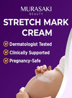 Stretch Mark Cream Prevention for Pregnancy - Maternity Cream for Stretch Marks Removal | Nourishing Formula – Prevents Stretch Marks & Improves Elasticity - 4 oz (120g) (2 Pack)