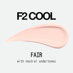 about-face THE PERFORMER Skin-Focused Foundation F2Cool – Medium Coverage, Long-Wear, Breathable & Buildable Base – Clean, Vegan, Hydrating Formula with Blue Agave & Chlorella – 1.08oz
