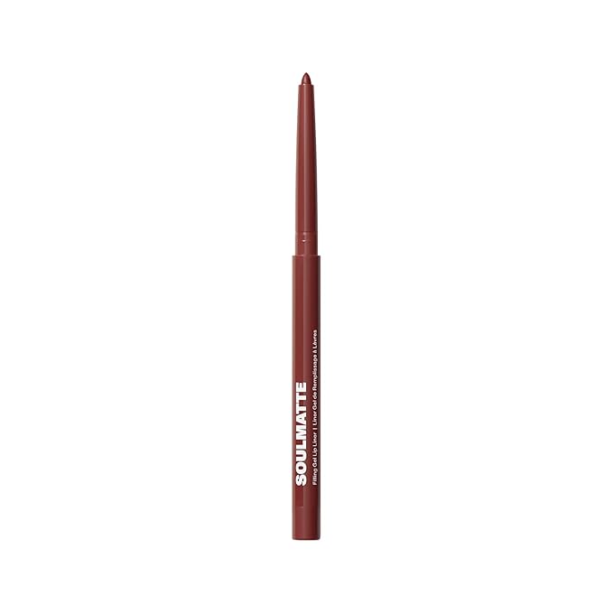 MORPHE Soulmatte Gel Lip Liner - Creamy Lip Pencil with a Matte Formula - Precision Contour Pencil with Sweet Almond & Tea Seed Oil for Long-Lasting Definition - Other Half (0.007 oz)