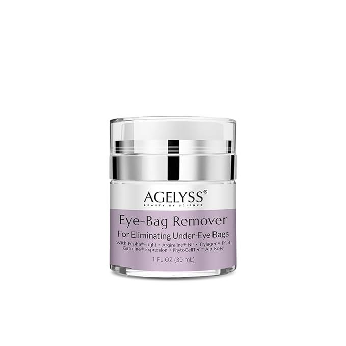 Agelyss Eye-Bag Cream - Deep Hydration - Puffiness, Dark Circles, and Wrinkles - Paraben-Free, Cruelty-Free, Vegan - 1 FL OZ