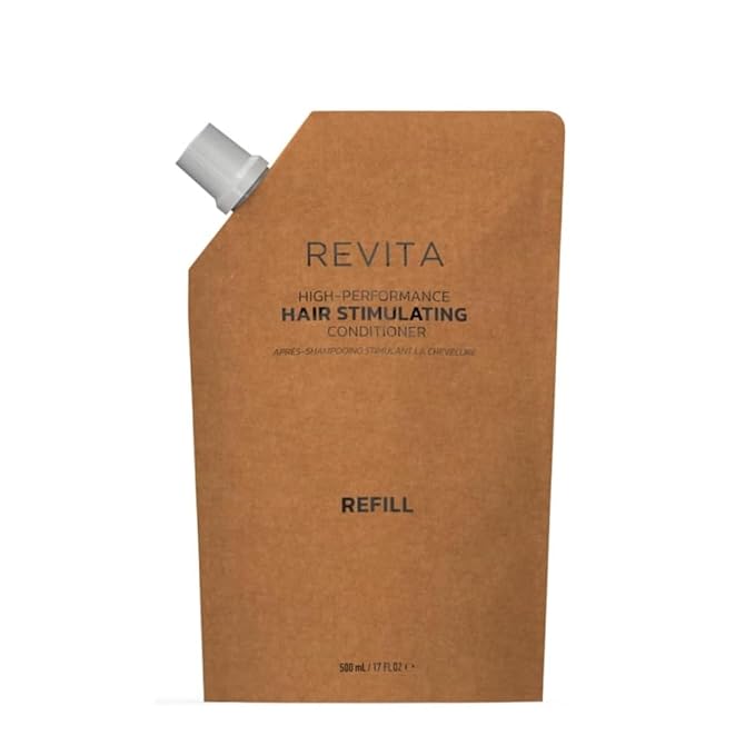 DS Labs Revita Conditioner Refill Pouch, 500 mL – Scalp Refreshing Hydration for Fuller Looking, Weightless Hydration, Caffeine, Turmeric, Sulfate & Silicone Free, Color Safe, For Men & Women