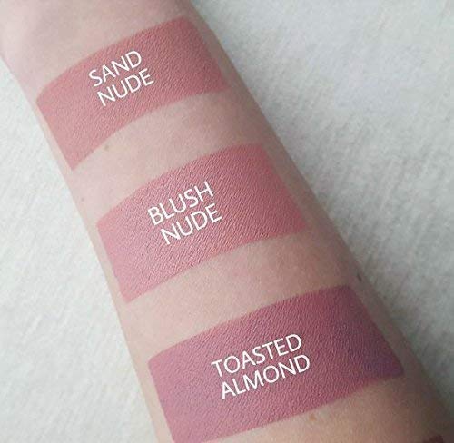 Aromi Sand Nude Matte Liquid Lipstick | Light, Peachy Tan Lip Color, Long Lasting, Transfer Proof, Handmade, Vegan, Cruelty-free, (Sand Nude)