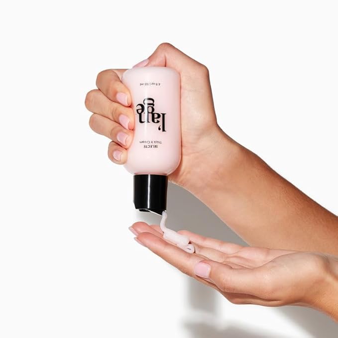 L'ANGE HAIR Selecte Thick It Cream | Volumizing Lightweight Styler Adds Texture Body & Definition | Ideal for Fuller Looking Styles | No Parabens or Sulfates | Nourishing Light Fruity Scent | 4 Fl Oz