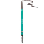 Thrive Causemetics Infinity Waterproof Eyebrow Pencil, Retractable Brow Pencil with Hyaluronic Acid & Shea Butter, Dual Ended Eyebrow Brush Spoolie, Fine Tip, Vegan & Cruelty Free, Serena (Deep Brown)
