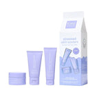 Kate Somerville Stressed Skin Saviors Travel Kit Goat Milk Cleanser, Cream, and Body Lotion Holiday Gift Set