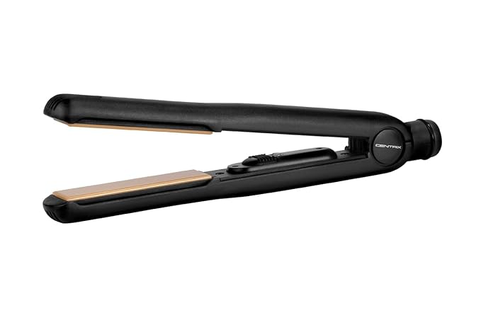 Cricket Centrix Styling Ceramic Ionic Flat Iron Hair Straightener 1” and Curler with Rounded Edges, Even Heat Distribution, Quick Heat-Up to 400°F - Professional Hair Straighteners for Women & Men
