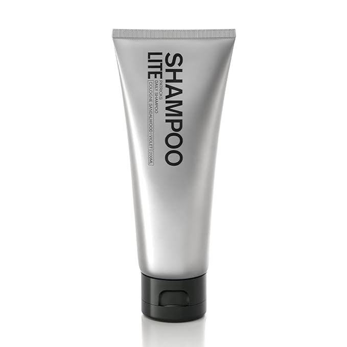 Patricks SH Lite Shampoo - Notes of Sandalwood, Violet - Hair Loss Treatment, Hair Growth & Regrowth Formula for Normal, Dry, Oily Hair - Daily Moisture Renewal 200ml